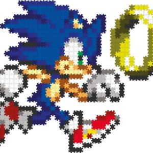 Jixelz REMIX Sonic puzzle plastové pixel art Sonic & Ring