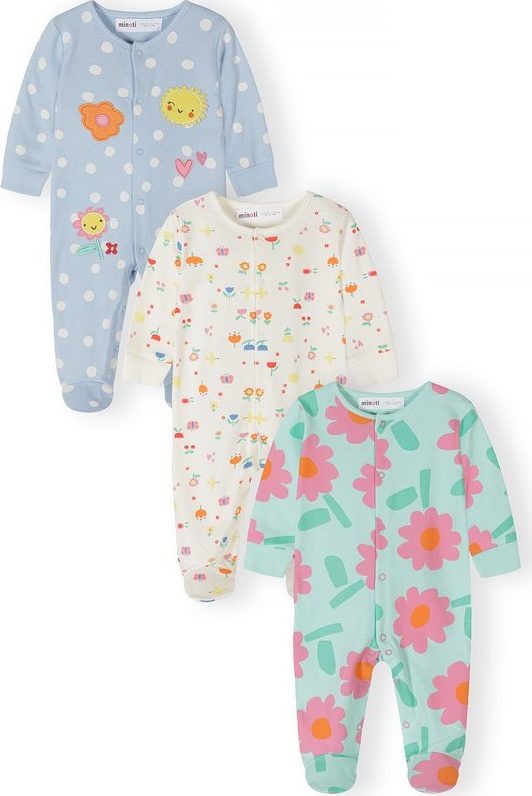 Kojenecký overal 3pack Minoti 28BABYPACK1 - 86/92 | 18/24m