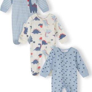 Kojenecký overal 3pack Minoti 28BABYPACK25 modrá - 86/92 | 18/24m