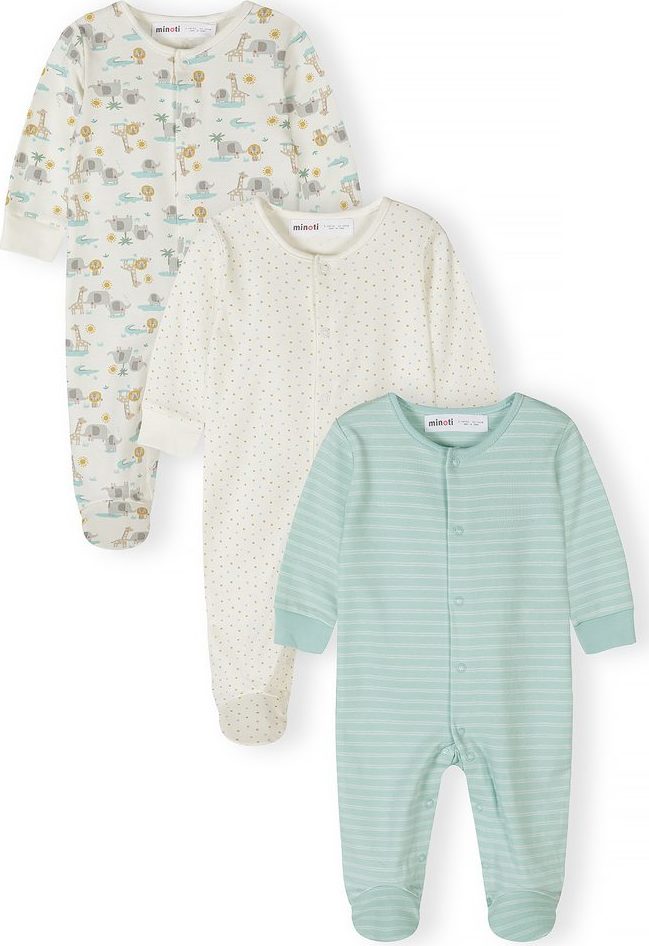 Kojenecký overal 3pack Minoti NOSBABYPACK1 - 86/92 | 18/24m
