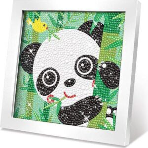 Kreativní set obraz s kamínky panda 17cm