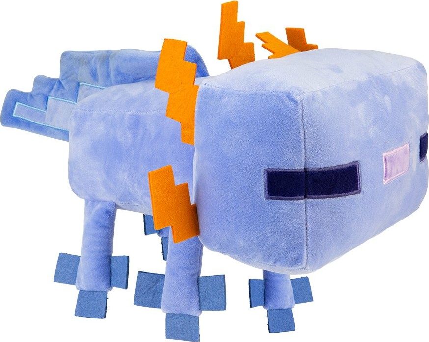 Minecraft plyš Axolotl modrý 44 cm