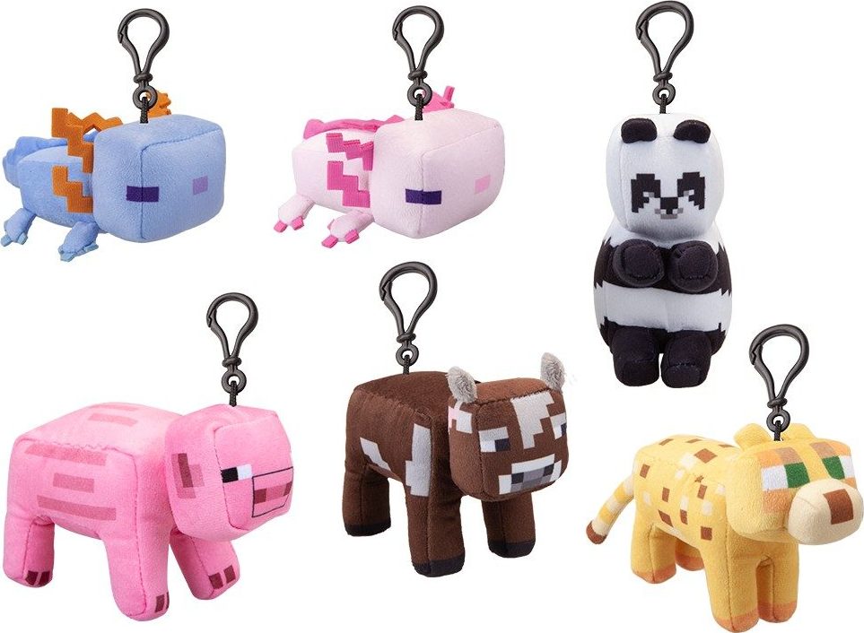 Minecraft plyš zvířátko s klipem 13 cm