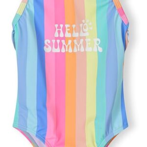 Plavky dívčí jednodílné Minoti 30SWIM106 - 98/104 | 3/4let