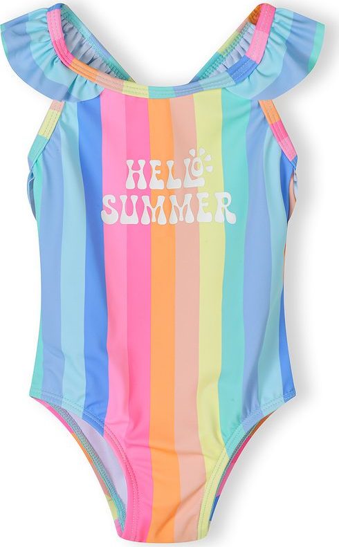 Plavky dívčí jednodílné Minoti 30SWIM106 - 98/104 | 3/4let