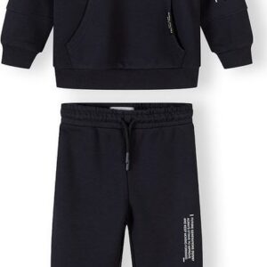Tepláková souprava chlapecká Minoti 29FLEECE260 černá - 98/104 | 3/4let