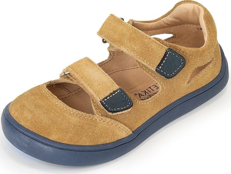 chlapecké sandály Barefoot TERY BROWN