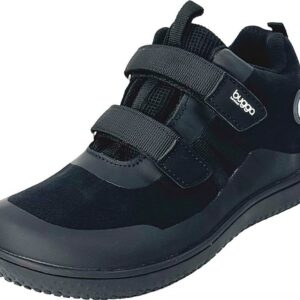 dětské celoroční barefootové boty s membránou BUGGA OSCAR Black B00191-10 - 35
