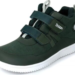dětské celoroční barefootové boty s membránou BUGGA OSCAR Green B00191-19 - 35