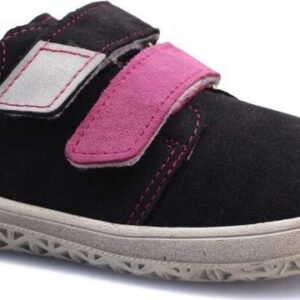 dívčí celoroční barefoot obuv J-B1/S/V šedá/růžová