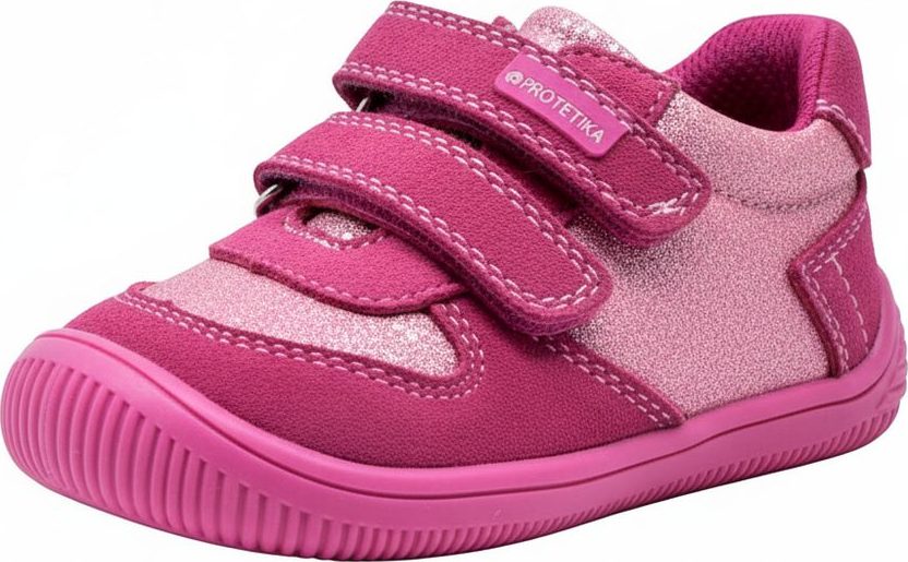 dívčí celoroční boty Barefoot MELANIA FUXIA