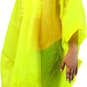 poncho PVC neonová