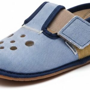 Barefoot chlapecké přezůvky Pegres BF03 textil - modrá - 23