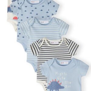 Body kojenecké 5pack Minoti 28BABYPACK26 modrá - 68/74 | 6/9m
