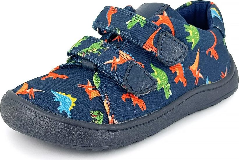 Chlapecké barefoot tenisky KORO DINO Protetika modré - 23