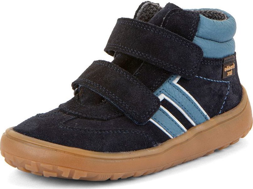 Chlapecké celoroční kotníkové barefoot boty F-MOTION TEX DARK BLUE Froddo G3110285 - 35