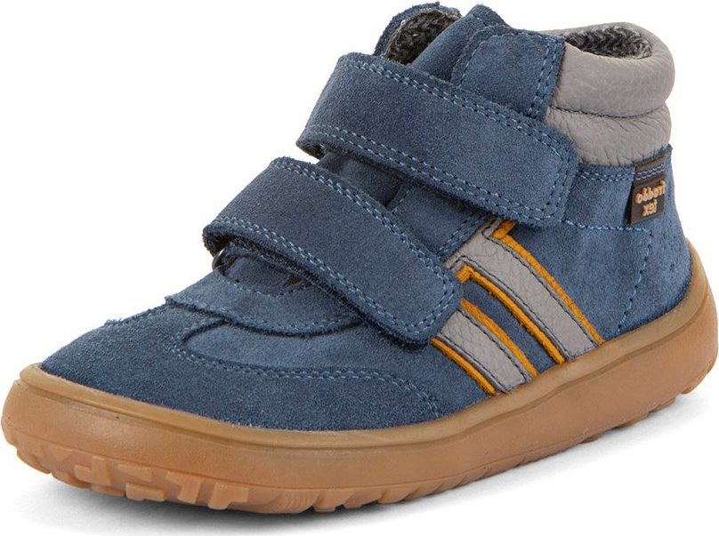 Chlapecké celoroční kotníkové barefoot boty F-MOTION TEX DENIM Froddo G3110285-2 - 35