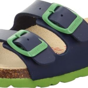 Chlapecké korkové pantofle FOOTBAD Blue/Green Superfit 1-800111-8210 - 30