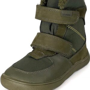 Chlapecké zimní barefoot boty PRO-tex Protetika - LENO KHAKI - 35