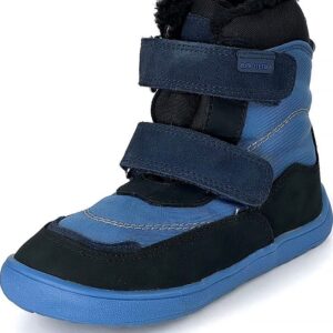 Chlapecké zimní barefoot boty PRO-tex Protetika - NUT BLUE - 36