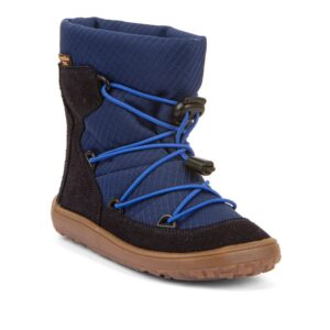 Chlapecké zimní barefoot boty TEX TRACK WOOL Dark Blue Froddo G3160251 - 40