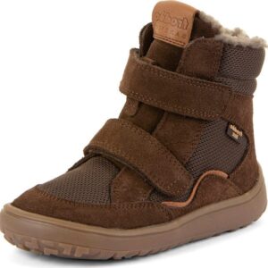 Chlapecké zimní barefoot boty TEX WINTER Dark Brown Froddo G3160247-17 - 40