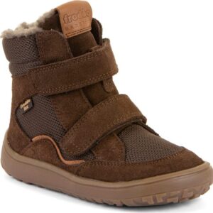 Chlapecké zimní barefoot boty TEX WINTER Dark Brown Froddo G3160247-17 - 40