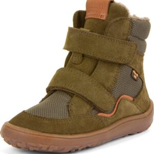 Chlapecké zimní barefoot boty TEX WINTER Olive Froddo G3160247-1 - 40