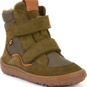 Chlapecké zimní barefoot boty TEX WINTER Olive Froddo G3160247-1 - 40