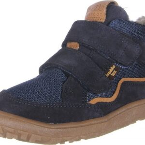 Chlapecké zimní barefoot boty TEX WOOL Dark Blue