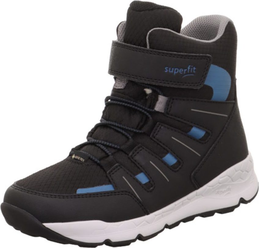 Chlapecké zimní boty FREE RIDE Black/Blue Gore-Tex