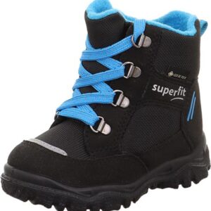 Chlapecké zimní boty HUSKY1 Black/Light Blue Gore-Tex