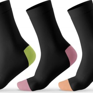 Dámské vysoké ponožky bambusové - 3pack Pidilidi PD0153-01 černá - 43-46