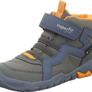 Dětská celoroční barefit obuv Superfit TRACE GTX Green/Orange 1-006034-7010 - 35