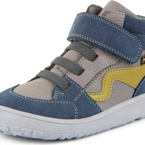 Dětské celoroční kotníkové barefoot boty TEX GO GREY/BLUE Froddo G3110265 - 35