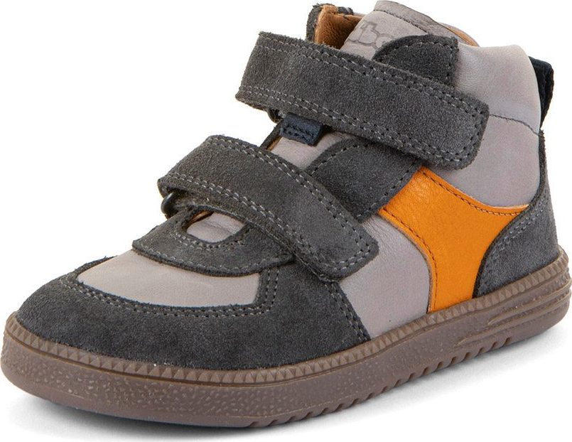 Dětské celoroční kožené kotníkové barefoot boty LOOP HIGH-TOPS GREY Froddo G2110157-3 - 35