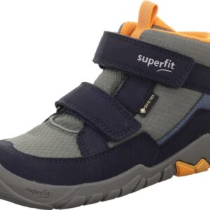 Dětské kotníkové celoroční tenisky Superfit barefit TRACE GTX Green/Orange 1-006042-8010 - 35
