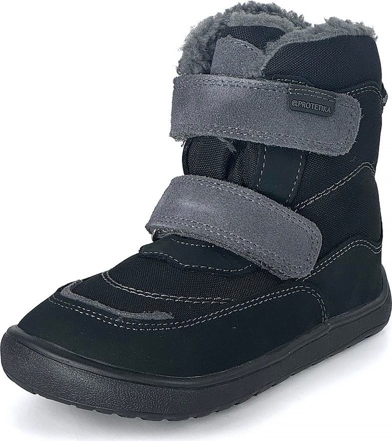 Dětské zimní barefoot boty PRO-tex Protetika - NUT BLACK - 35