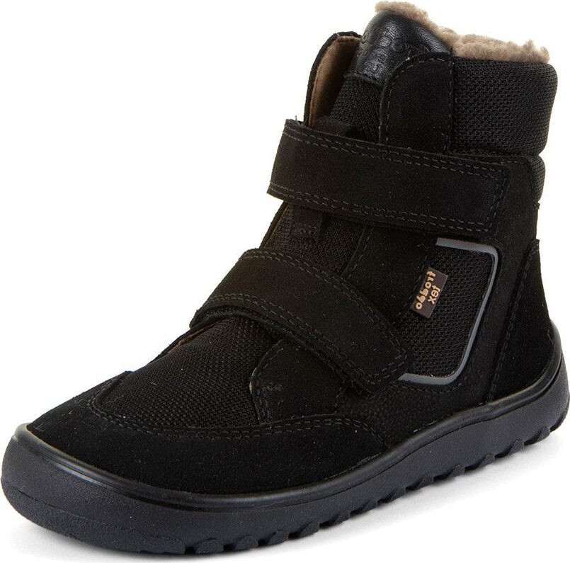 Dětské zimní barefoot boty UP HILL WOOL Black Froddo G3160262-9 - 37