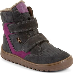 Dětské zimní barefoot boty UP HILL WOOL Dark Gray Froddo G3160262-13 - 37