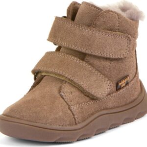 Dětské zimní barefoot boty ZERU TEX FURRY Beige Froddo G2110151-8 - 35