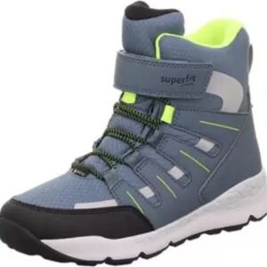 Dětské zimní boty FREE RIDE Light Blue/Yellow Gore-Tex