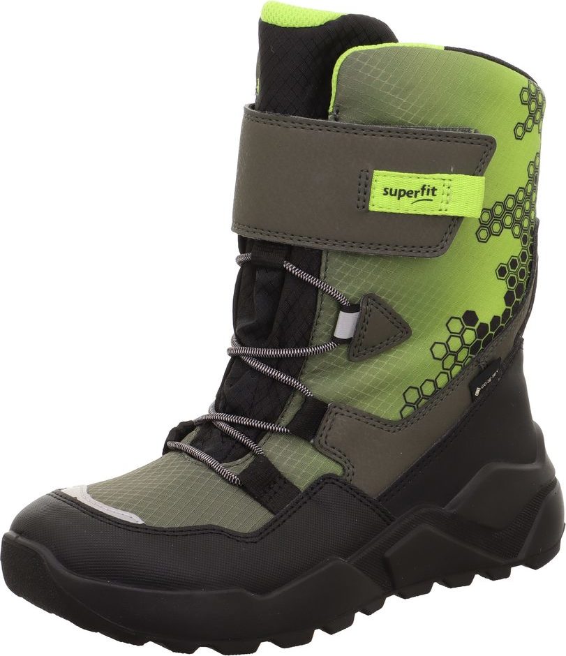 Dětské zimní boty ROCKET Green/Black Gore-Tex