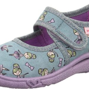 Dívčí bačkůrky BELINDA Green/Multicolored