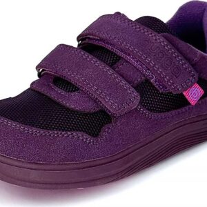 Dívčí celoroční barefoot tenisky Bugga SAFI Dark Purple B00201-06 - 35