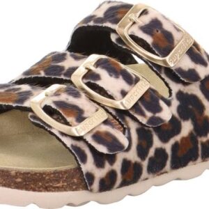 Dívčí korkové pantofle FOOTBAD Beige/Multicolored Superfit 1-800113-4000 - 40