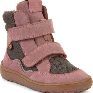 Dívčí zimní barefoot boty TEX WINTER Gray/Pink Froddo G3160247-13 - 40