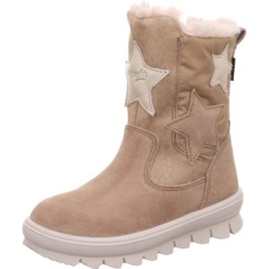 Dívčí zimní boty FLAVIA Brown/Gold GTX Superfit 1-000219-3000 - 38