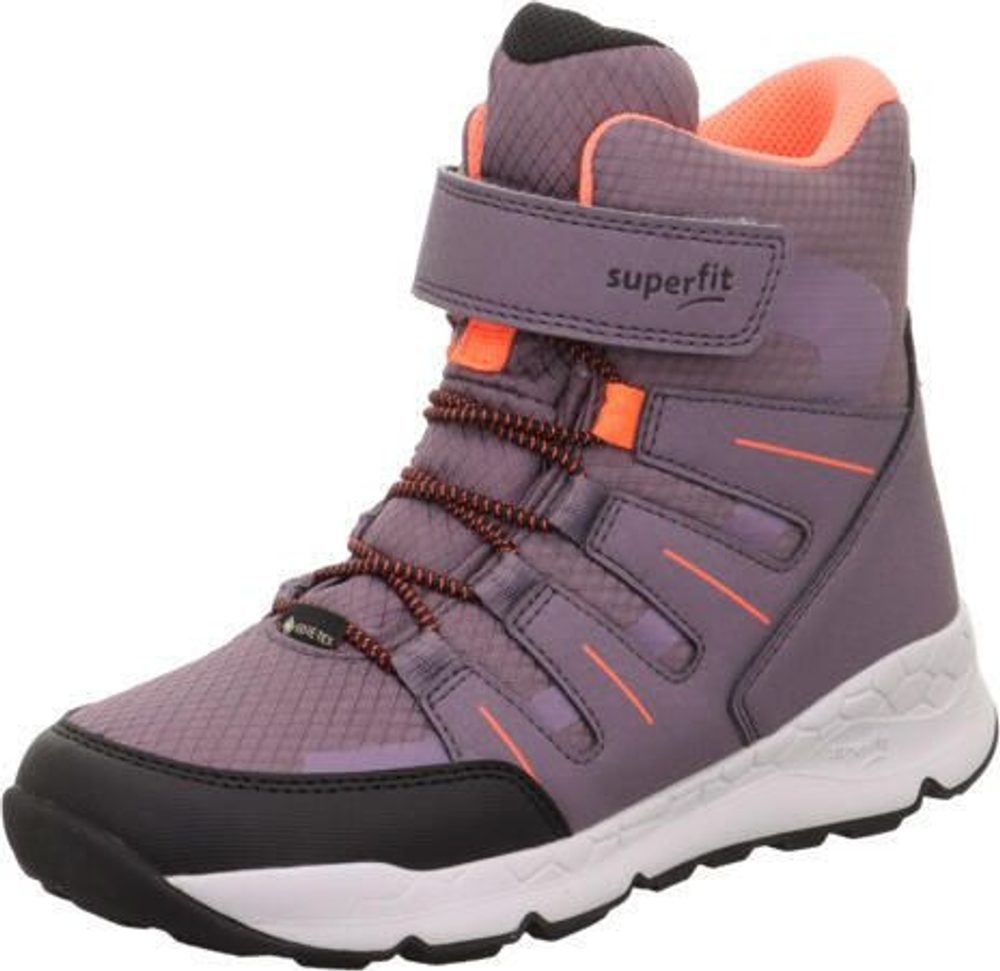 Dívčí zimní boty FREE RIDE Purple/Orange Gore-Tex