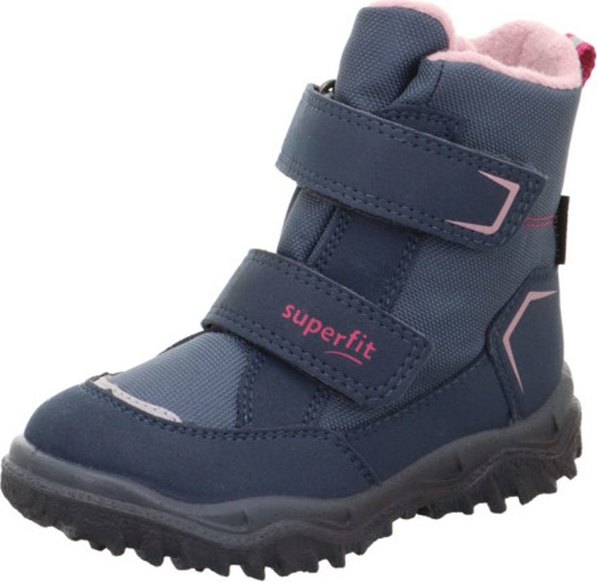 Dívčí zimní boty HUSKY Blue/Pink Superfit 1-006081-8010 - 39